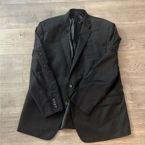 Ralph Lauren Charcoal Pinstripe Blazer